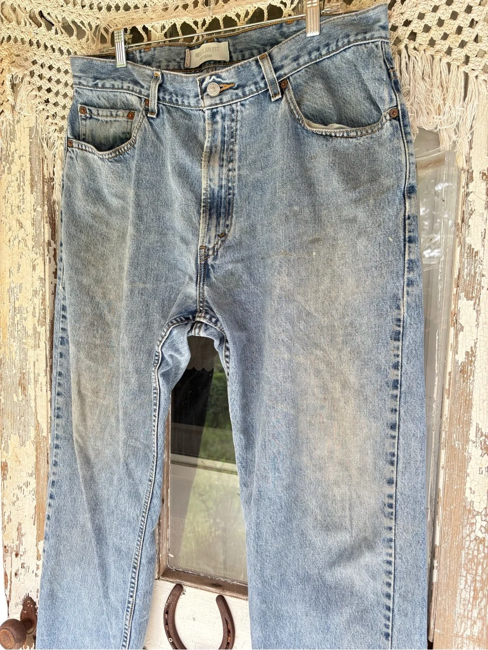 505 Levi’s 38x29 work jeans USED